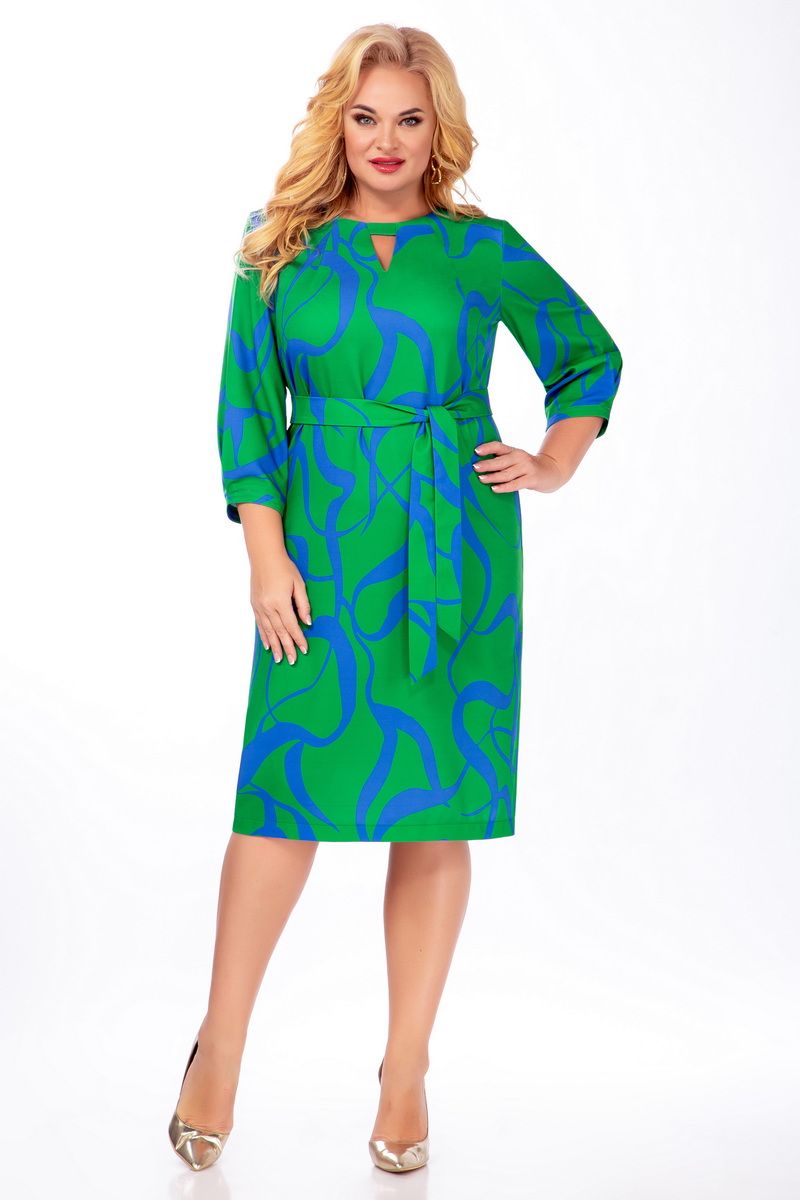 Платья Элль-стиль 2156 зеленый