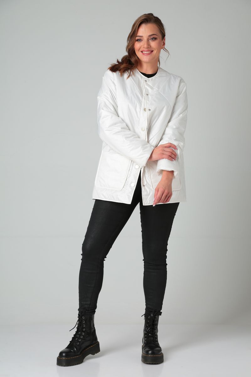 Женская куртка Modema м.1040/3 молочный
