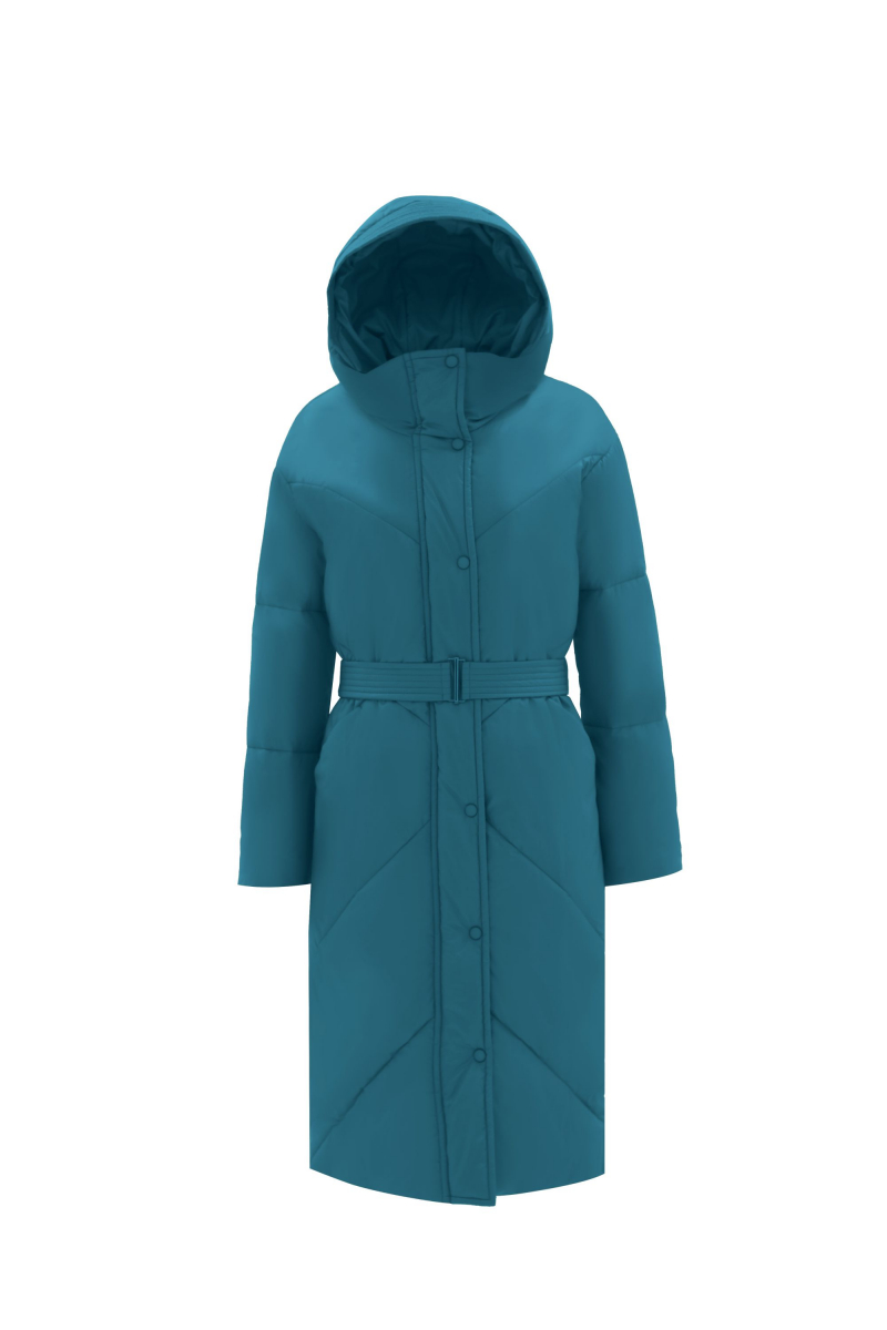 Женское пальто Elema 5-12174-1-170 морской