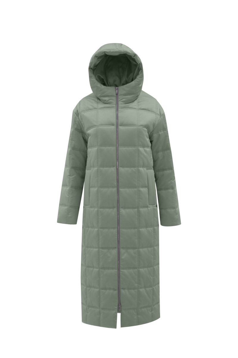 Женское пальто Elema 5-12192-1-164 хаки