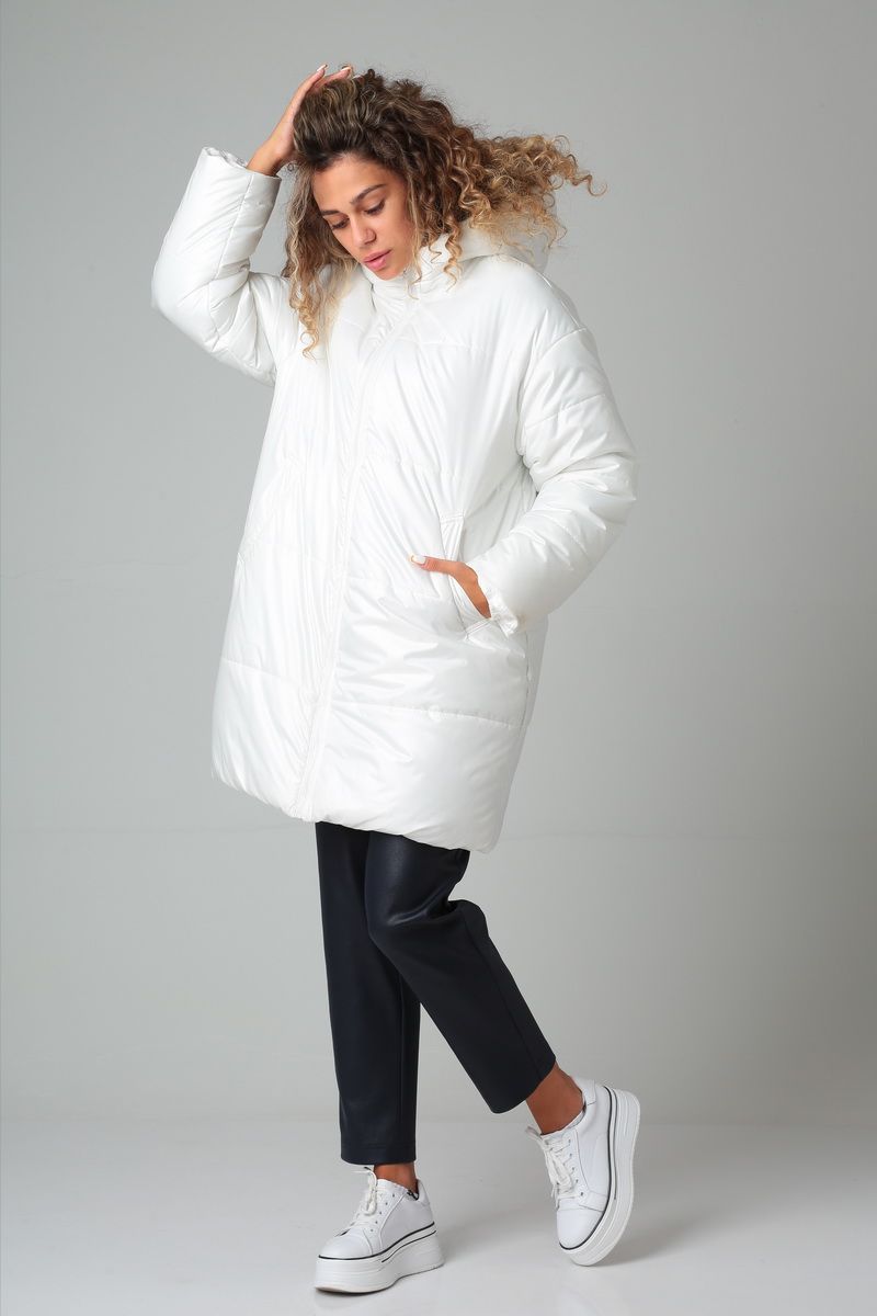 Женская куртка DOGGI 6342 белый