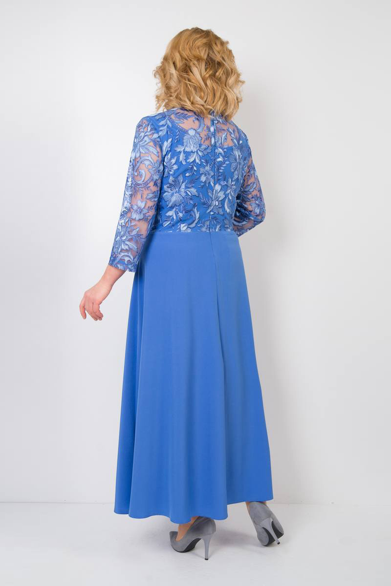 Платье TrikoTex Stil М109-17 голубой
