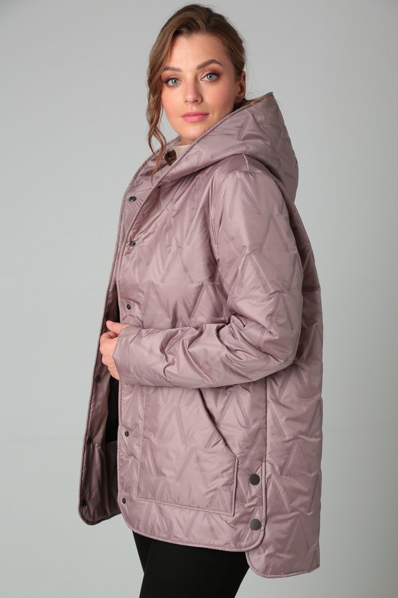 Женское пальто Modema м.1034 коричневый