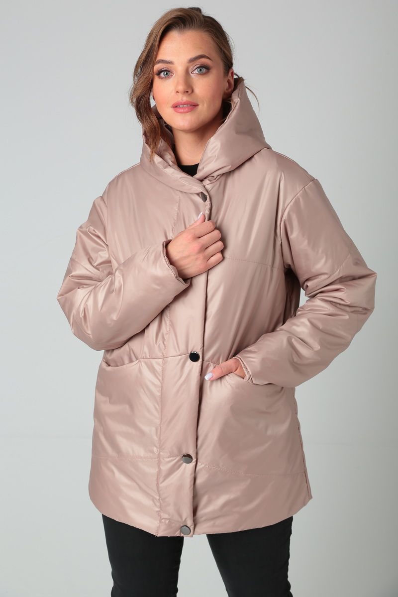 Женская куртка Modema м.1038/1 коричневый
