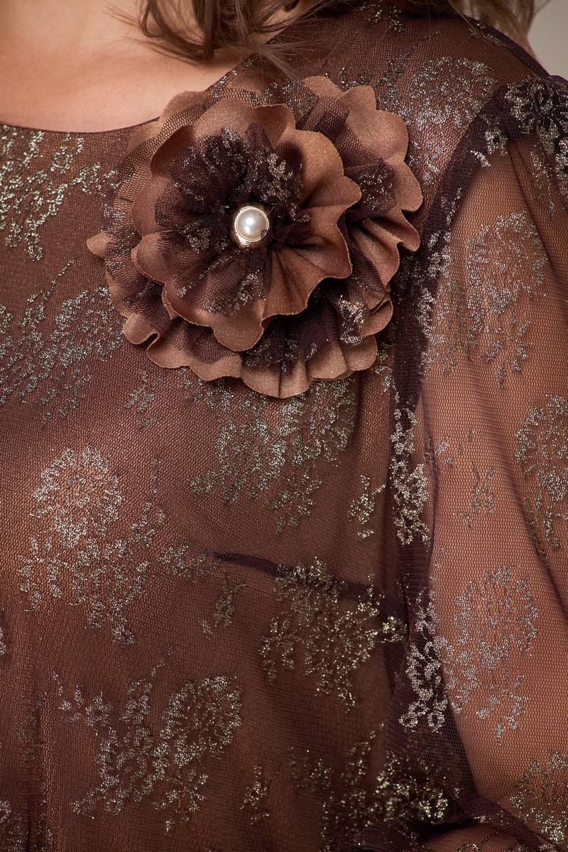 Платья Moda Versal П1506 коричневый