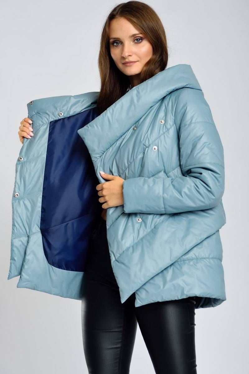 Женская куртка Winkler’s World 629-к серо-голубой