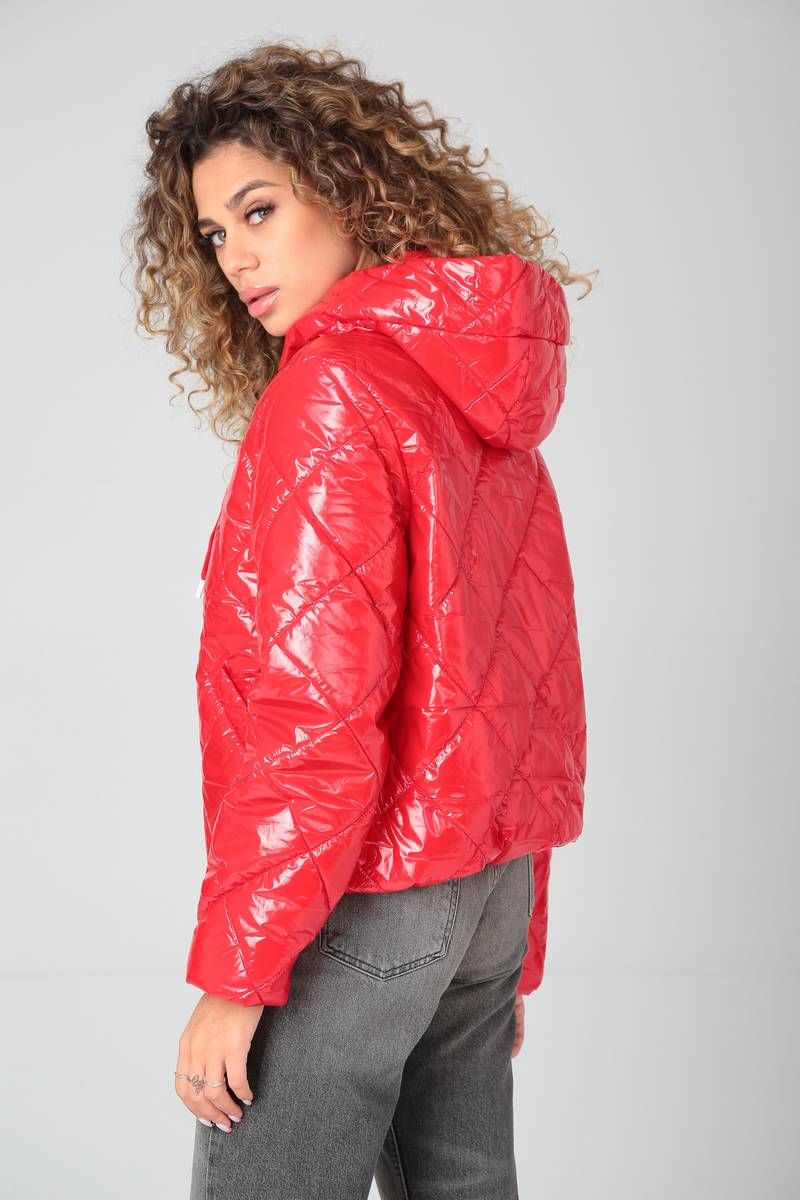 Женская куртка DOGGI 6339 красный