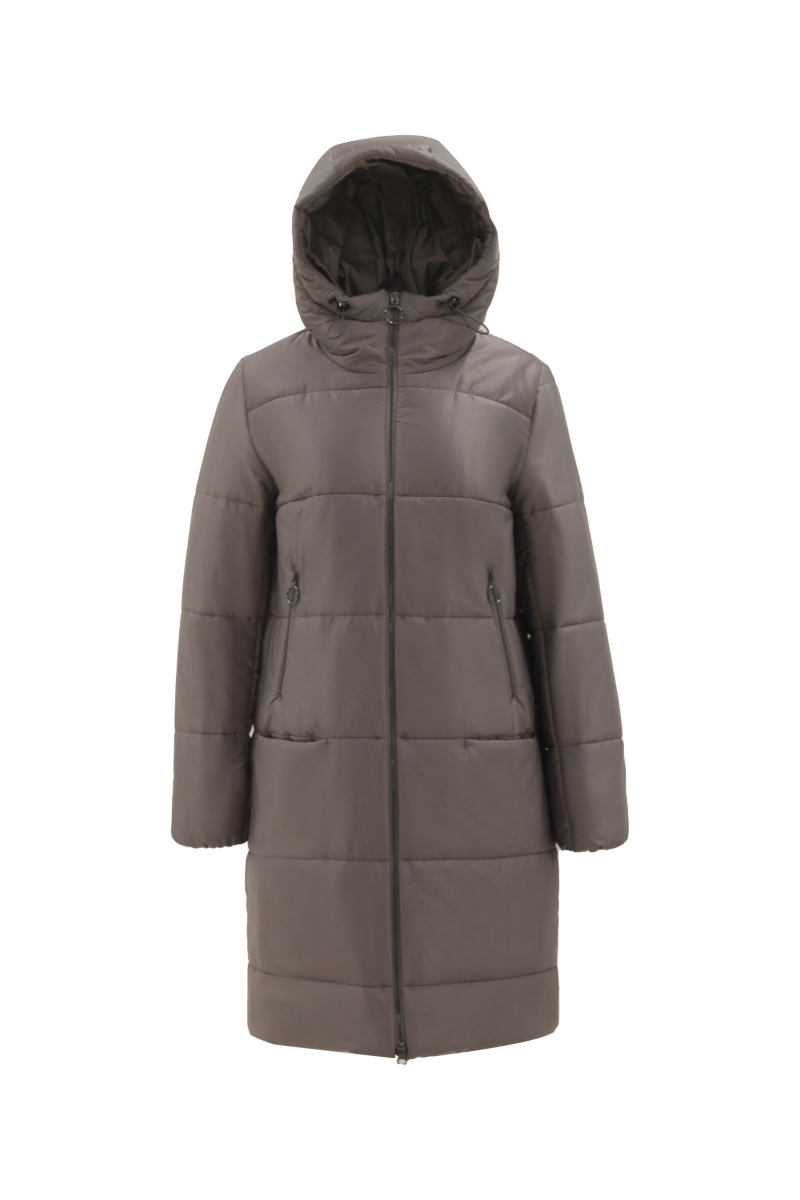Женское пальто Elema 5-12382-1-164 тёмно-серый