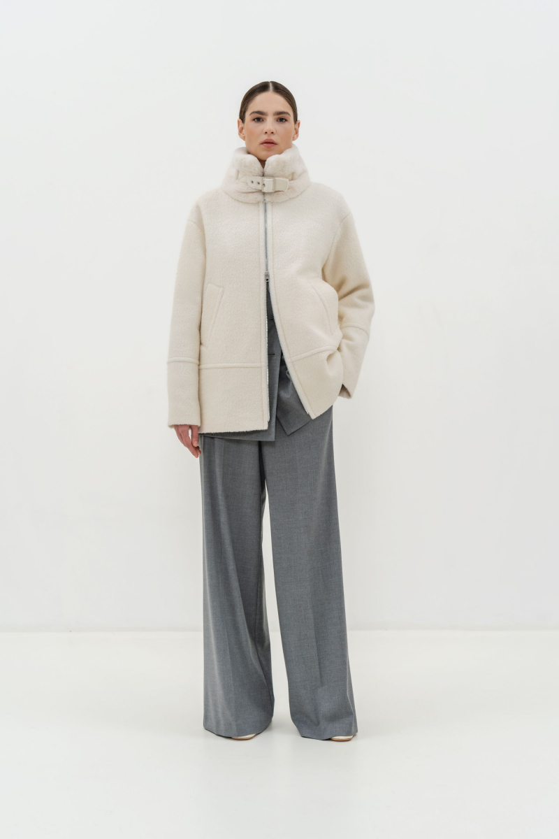 Женское пальто Elema 6-12221-1-164 белый