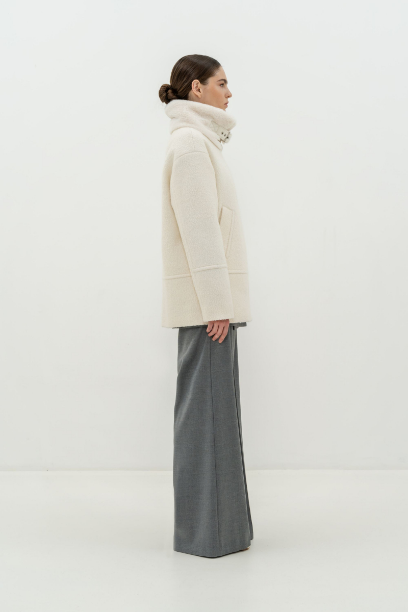 Женское пальто Elema 6-12221-1-170 белый