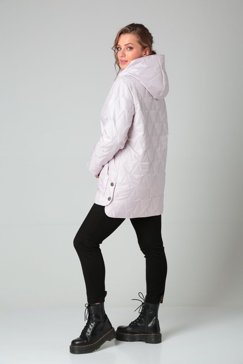 Женское пальто Modema м.1034/5 кремово-розовый
