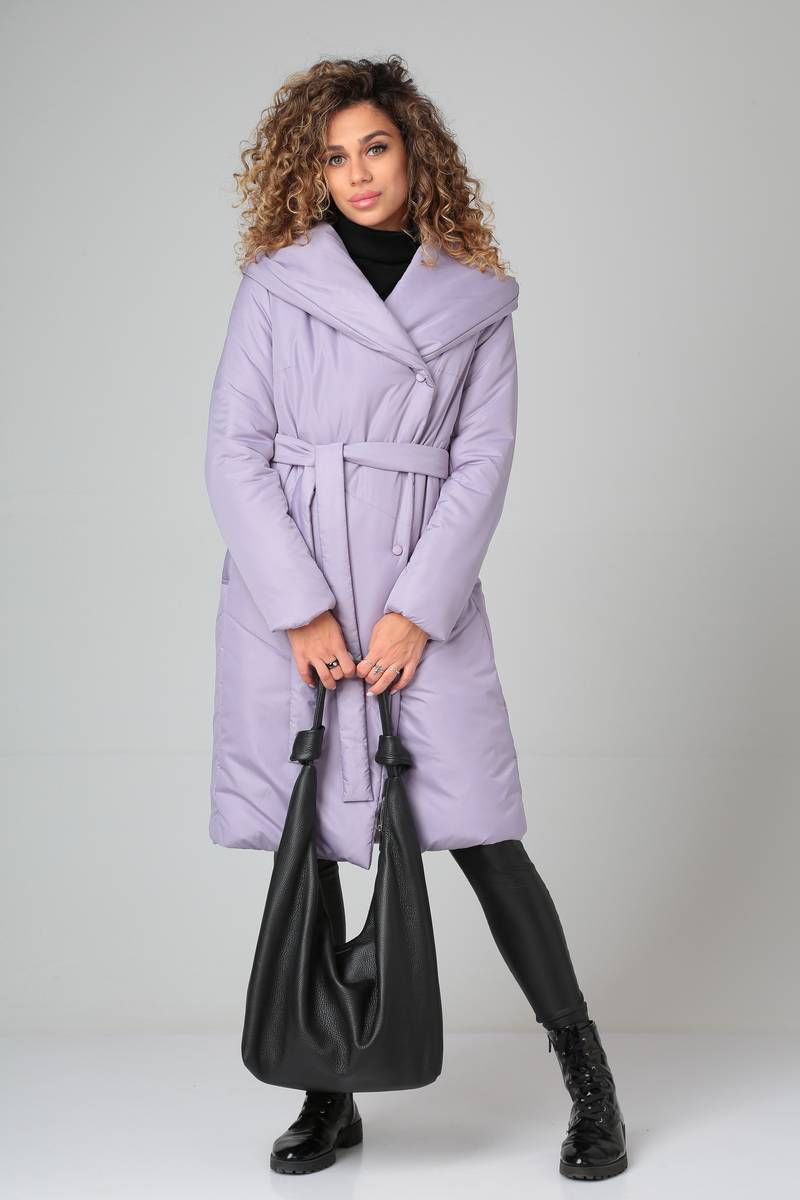 Женское пальто DOGGI 5016 лавандовый
