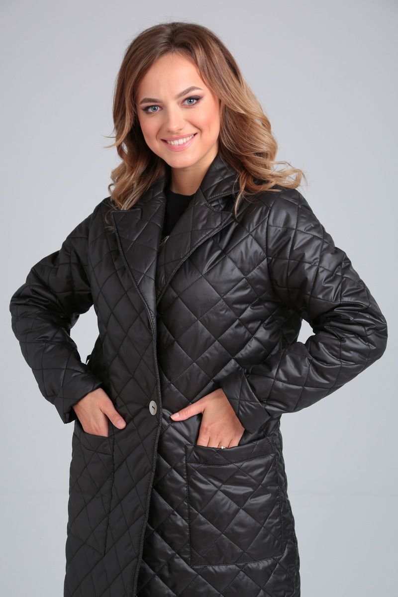 Женское пальто Modema м.1023/3 черный