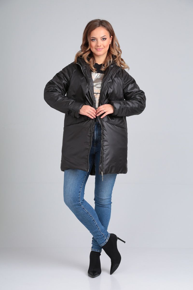 Женская куртка Modema м.1036/3 черный