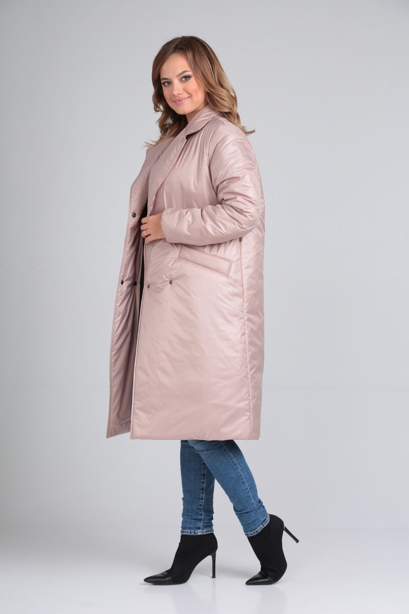 Женское пальто Modema м.1039/2 бежевый