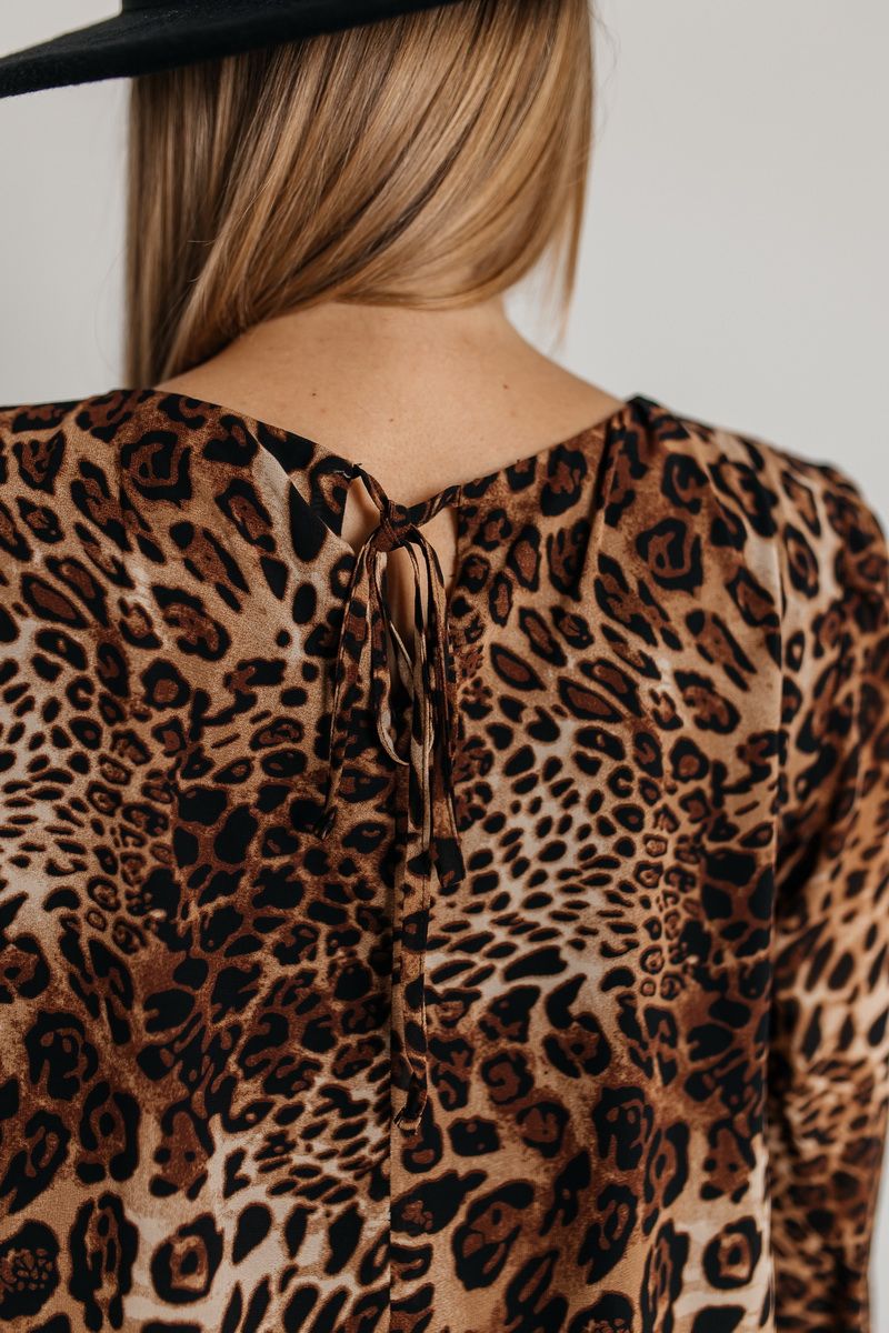 Платья Amberа Style 1005-2022С леопард