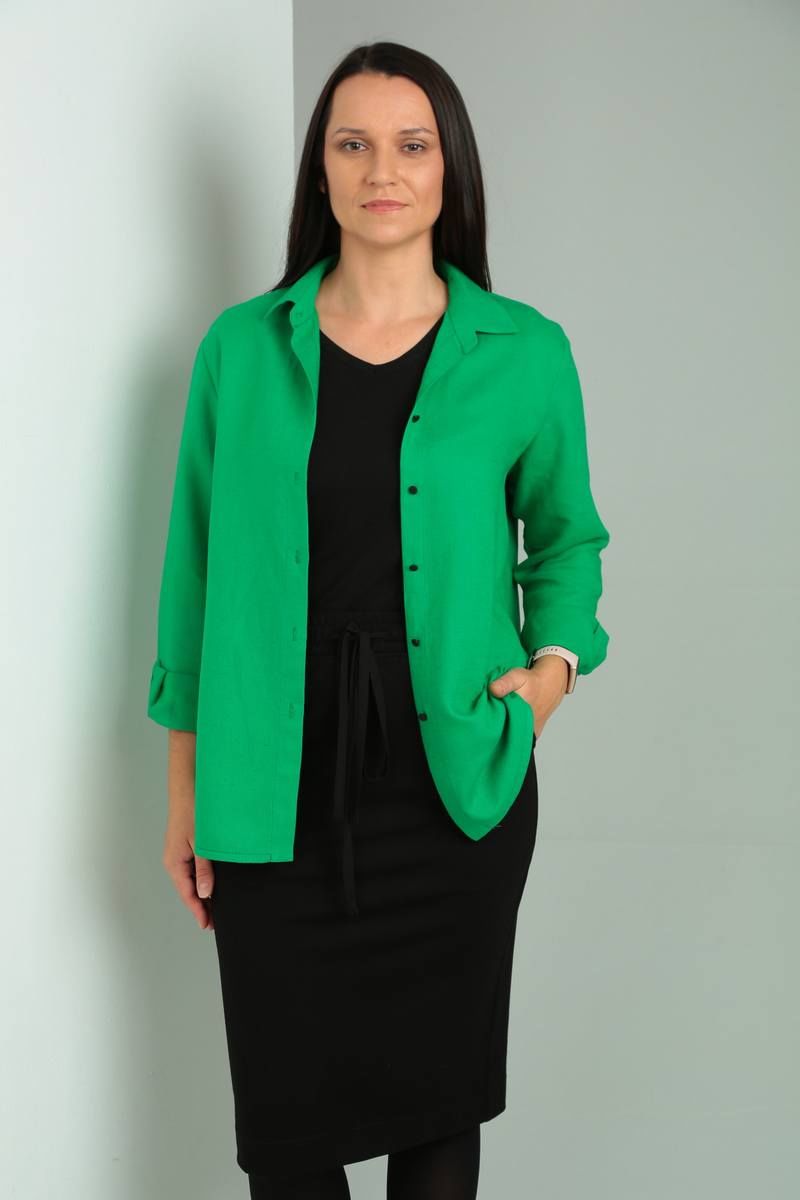 Блузы Ma Vie М618-1 зеленый