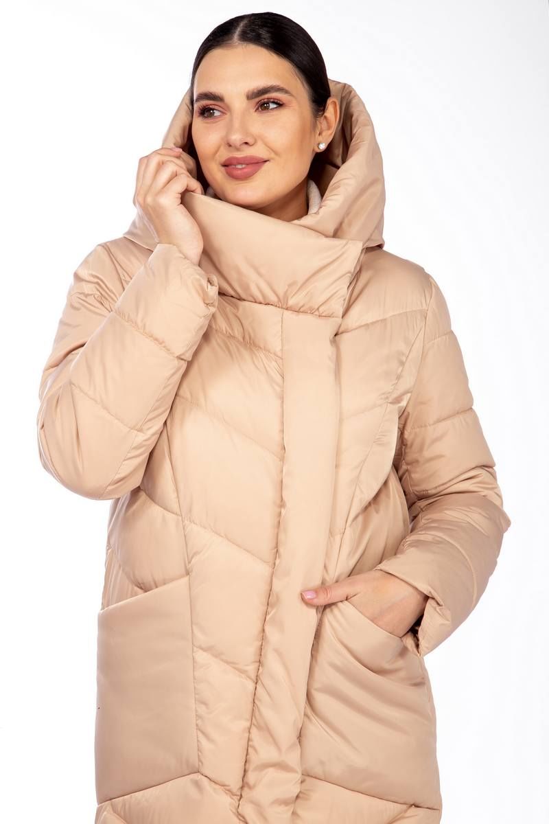 Женское пальто Beautiful&Free 4101 карамель