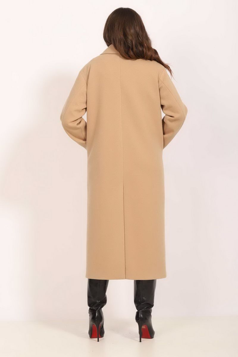 Женское пальто Mislana 855 бежевый