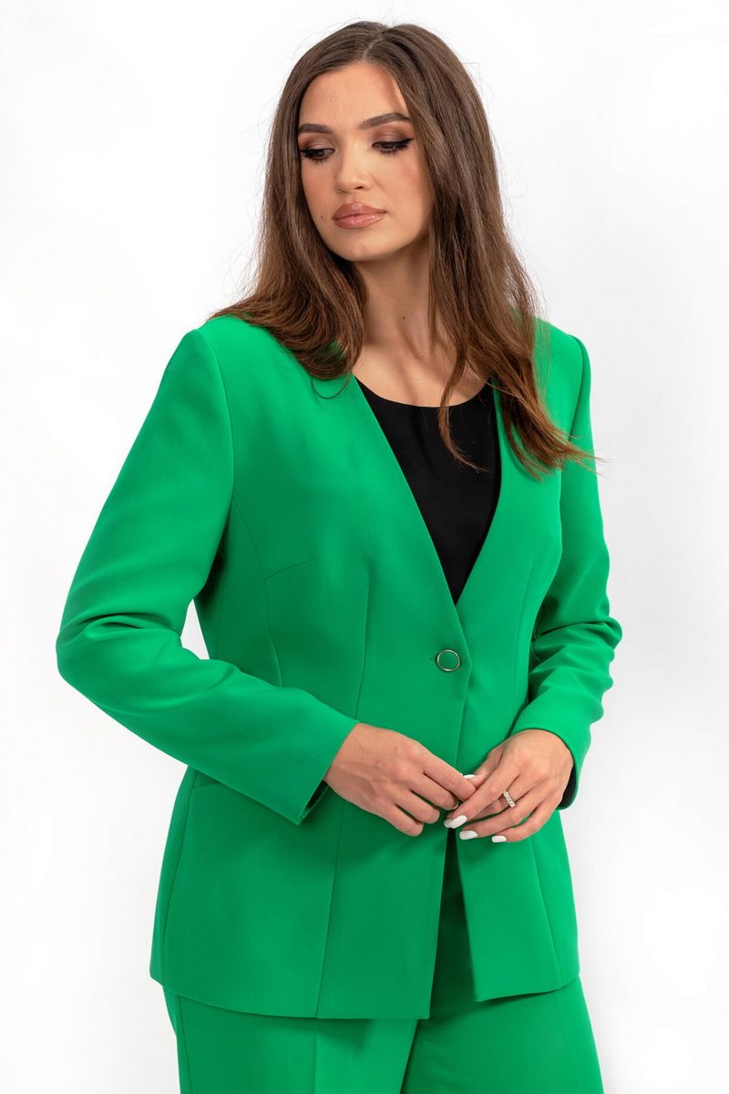 Брючный костюм Mislana 251 зеленый