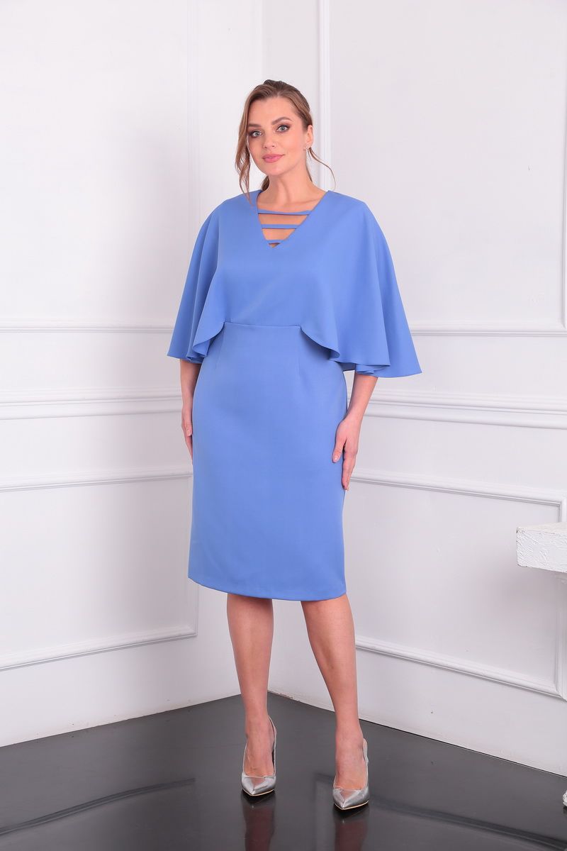 Платья Lady Line 532 голубой