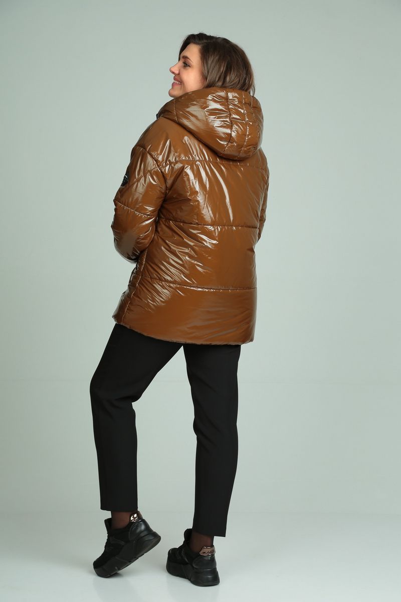 Женская куртка Диомант 1815 коричневый