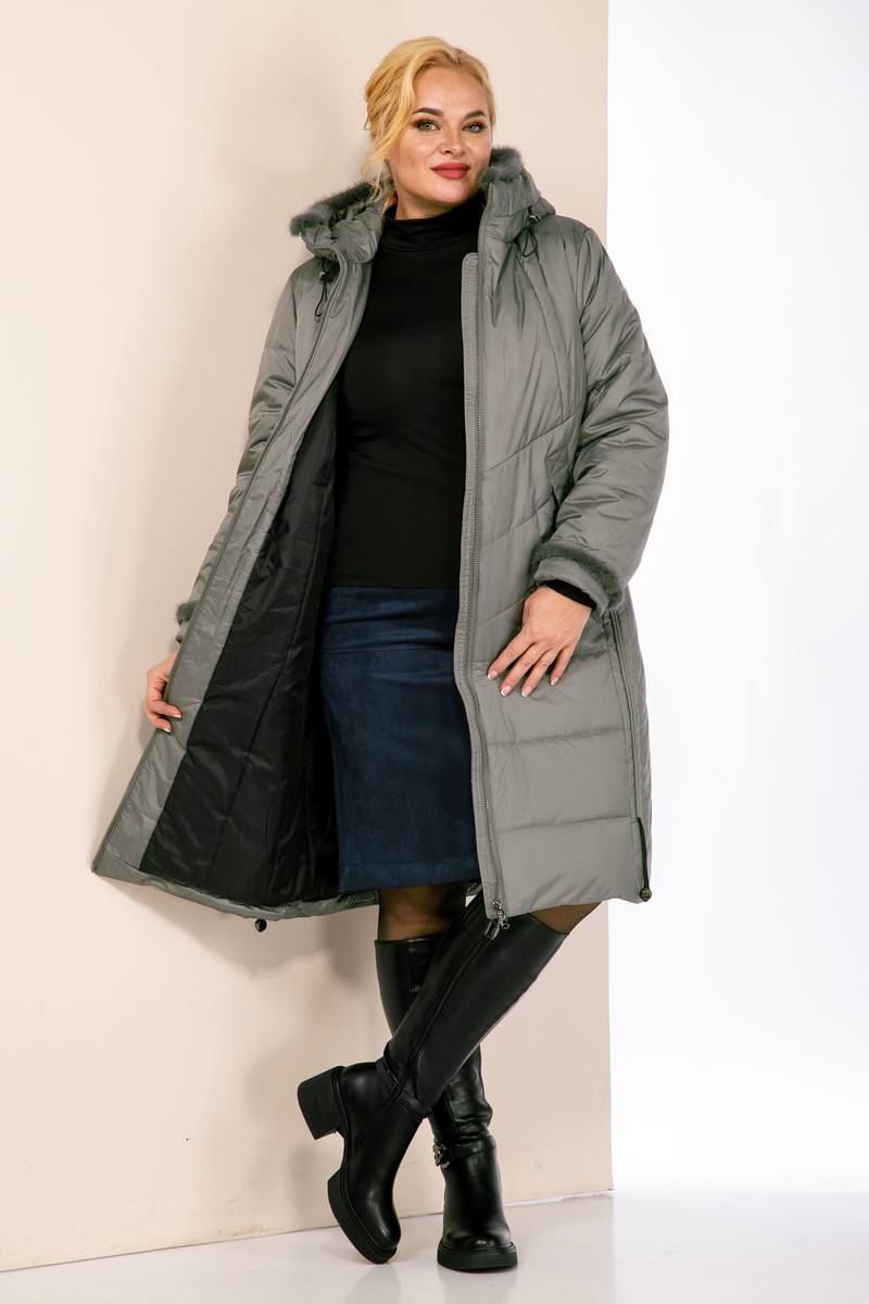 Женское пальто Shetti 2091 серый