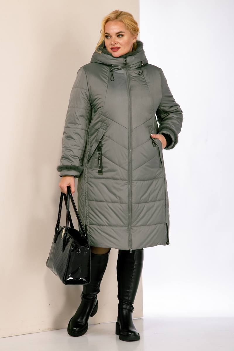 Женское пальто Shetti 2091 серый