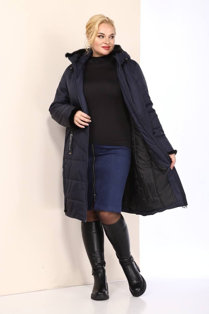 Женское пальто Shetti 2091 синий