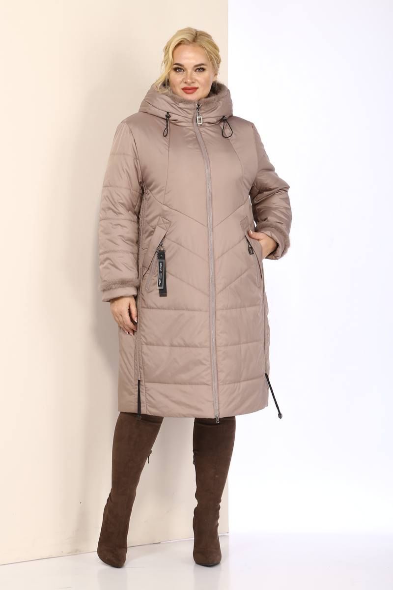 Женское пальто Shetti 2091 пудра