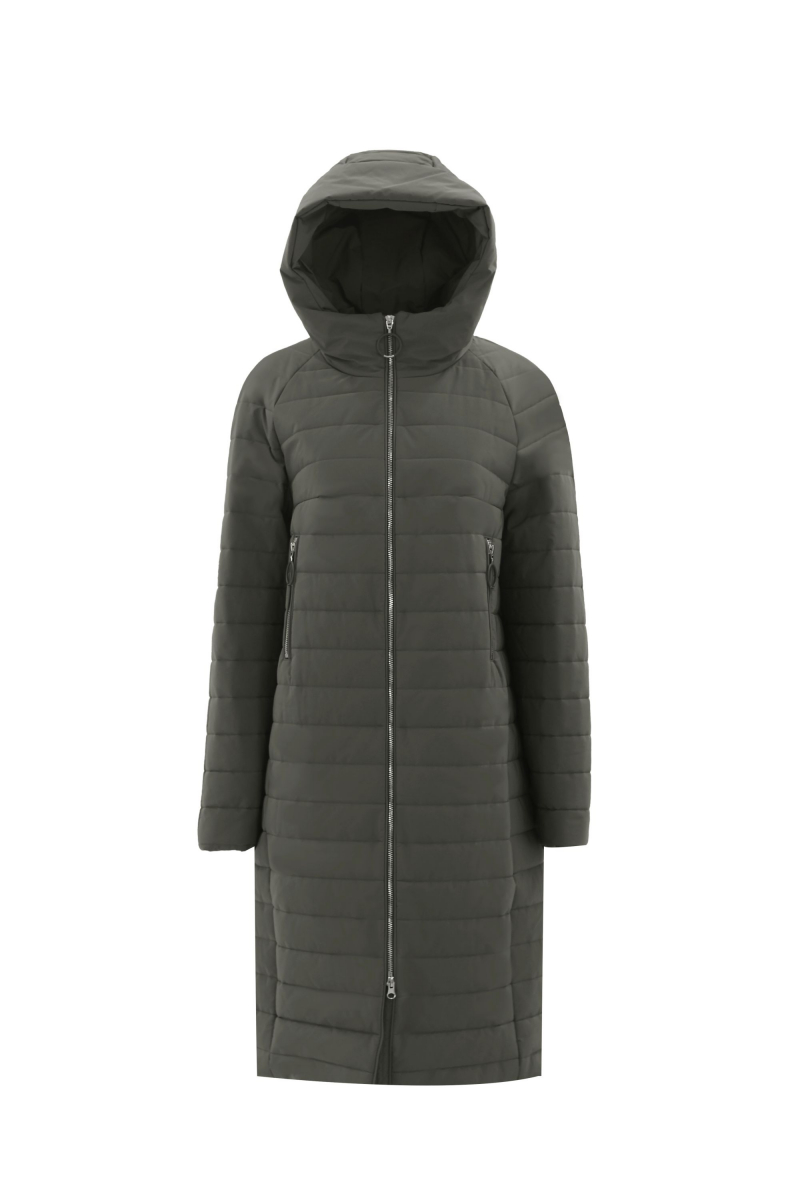 Женское пальто Elema 5-10652-2-164 хаки