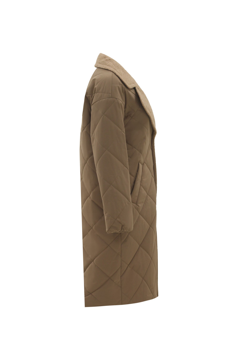 Женское пальто Elema 5-12194-1-164 бежевый