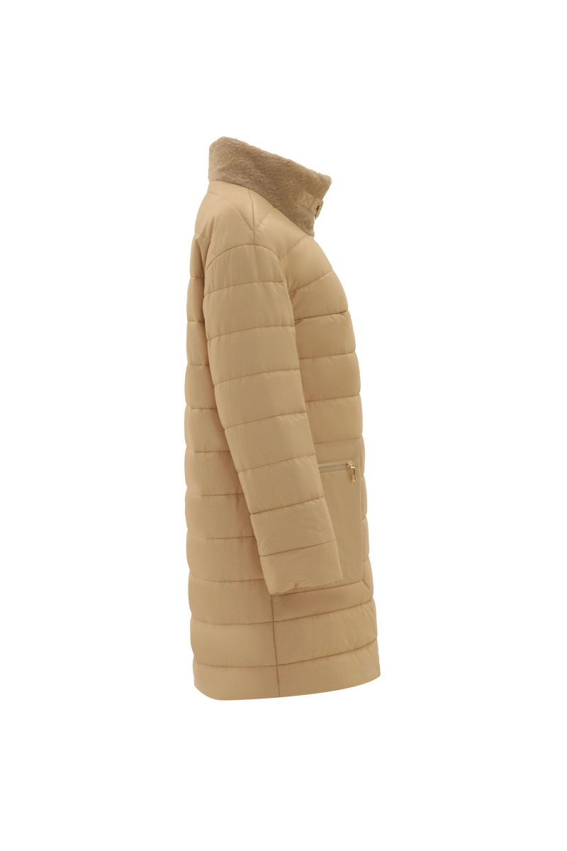Женское пальто Elema 5-12198-1-164 бежевый