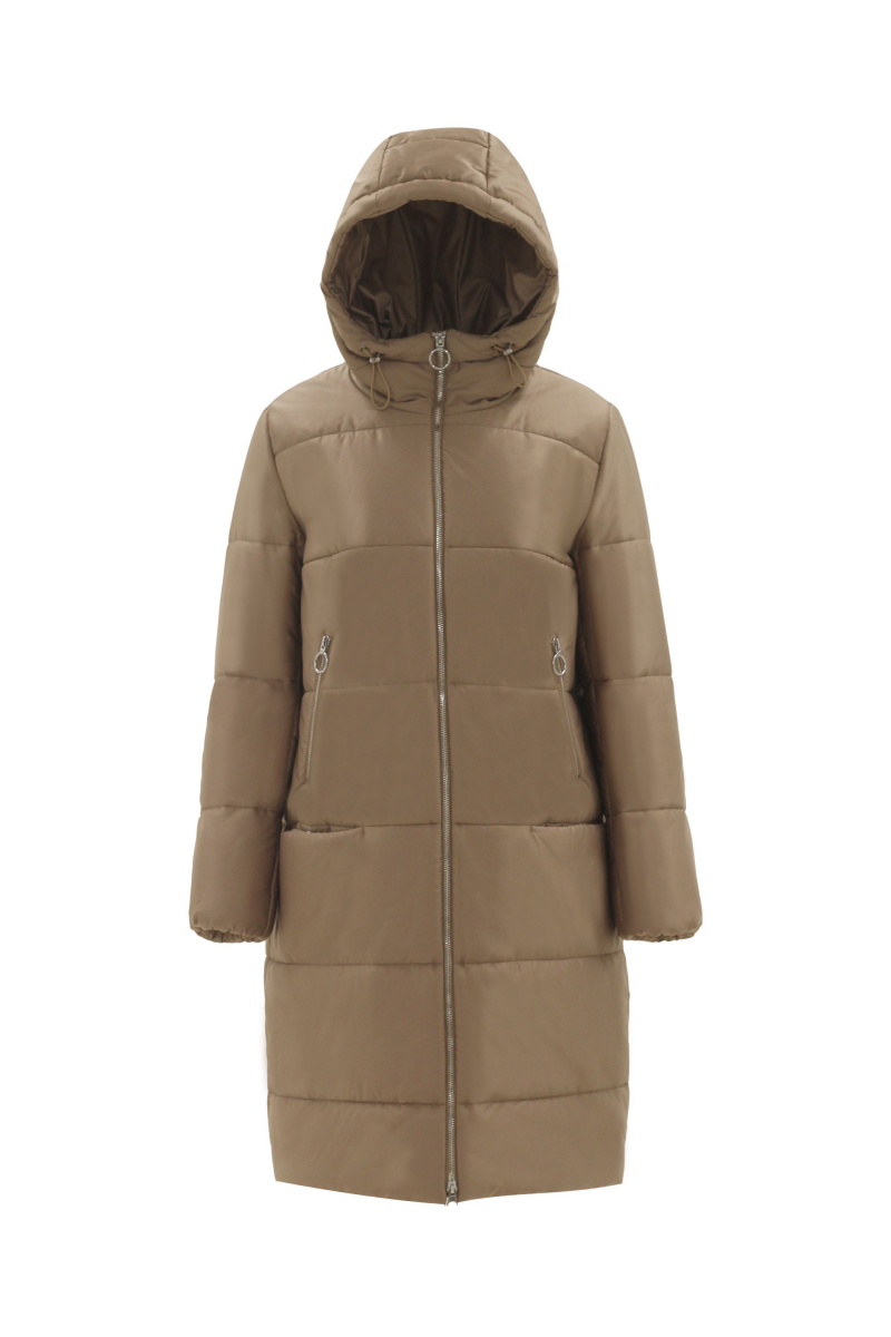Женское пальто Elema 5-12382-1-164 бежевый