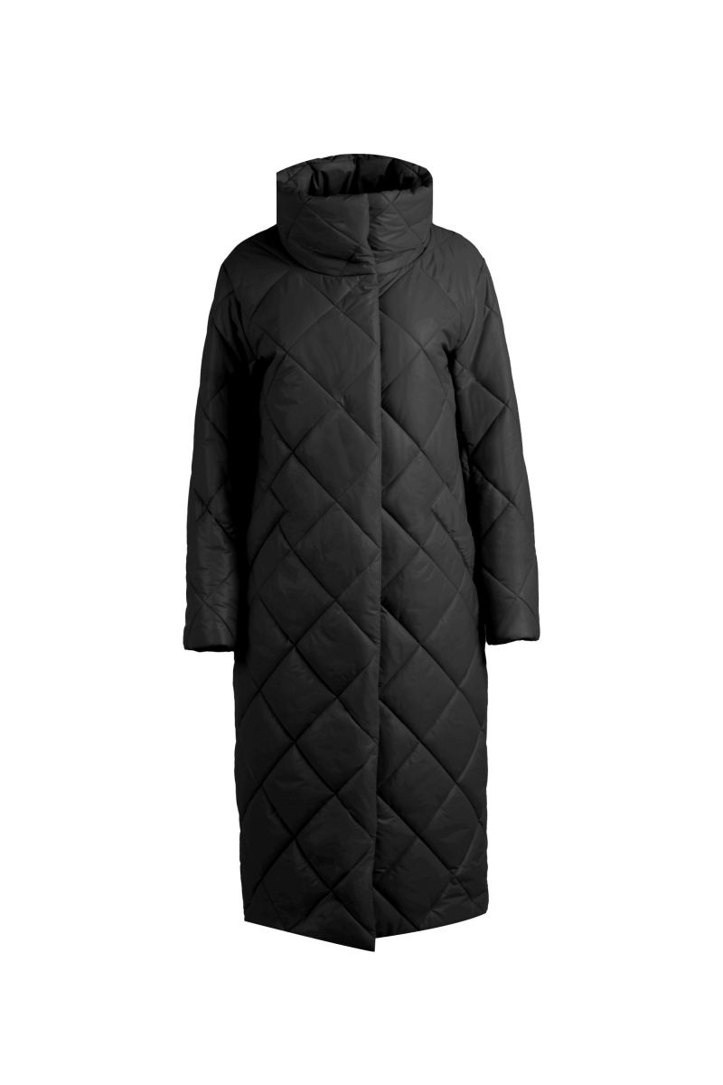 Женское пальто Elema 5-12536-1-164 чёрный