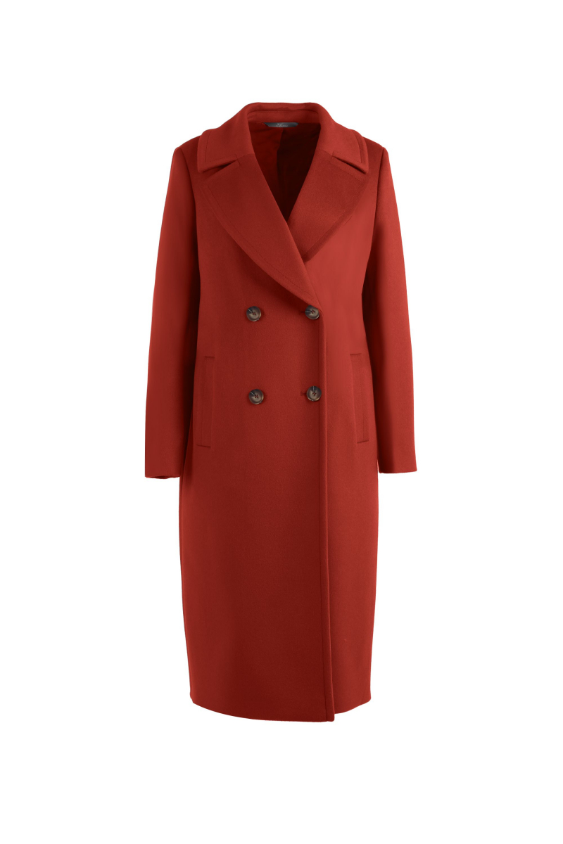 Женское пальто Elema 6-12254-1-164 терракот