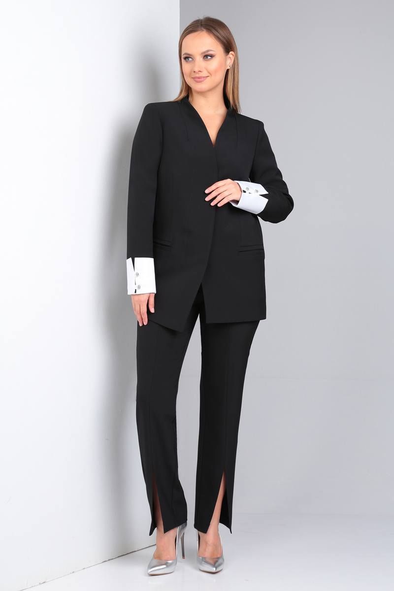 Брючный костюм Viola Style 20618 черный
