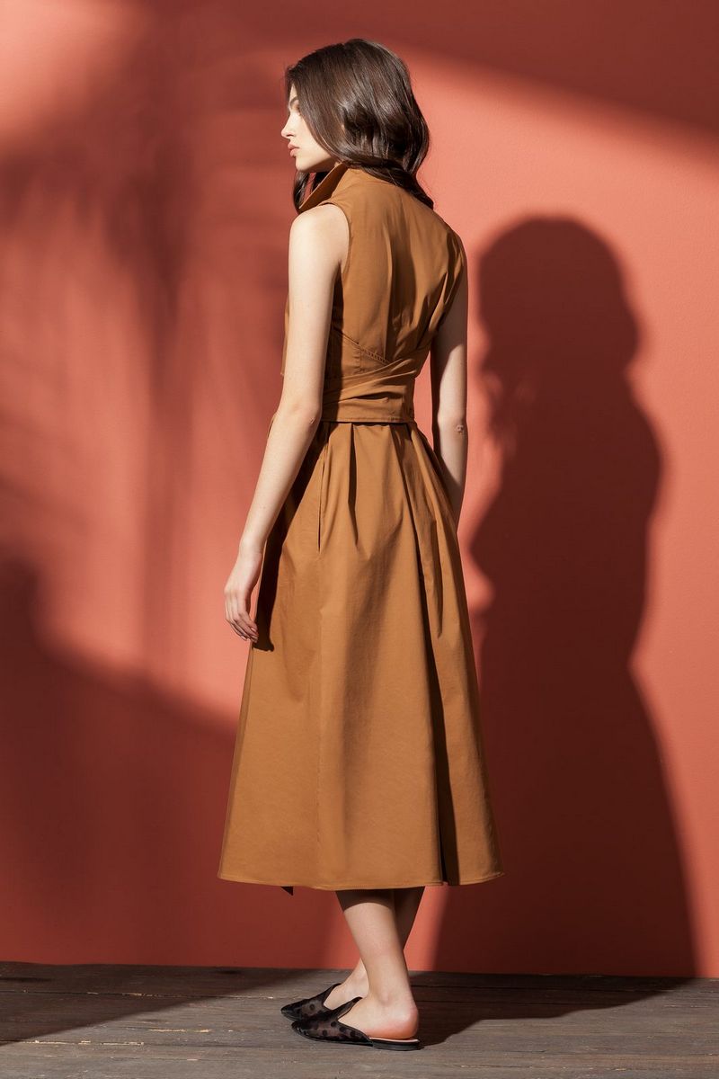 Платье Nova Line 5806 коричневый