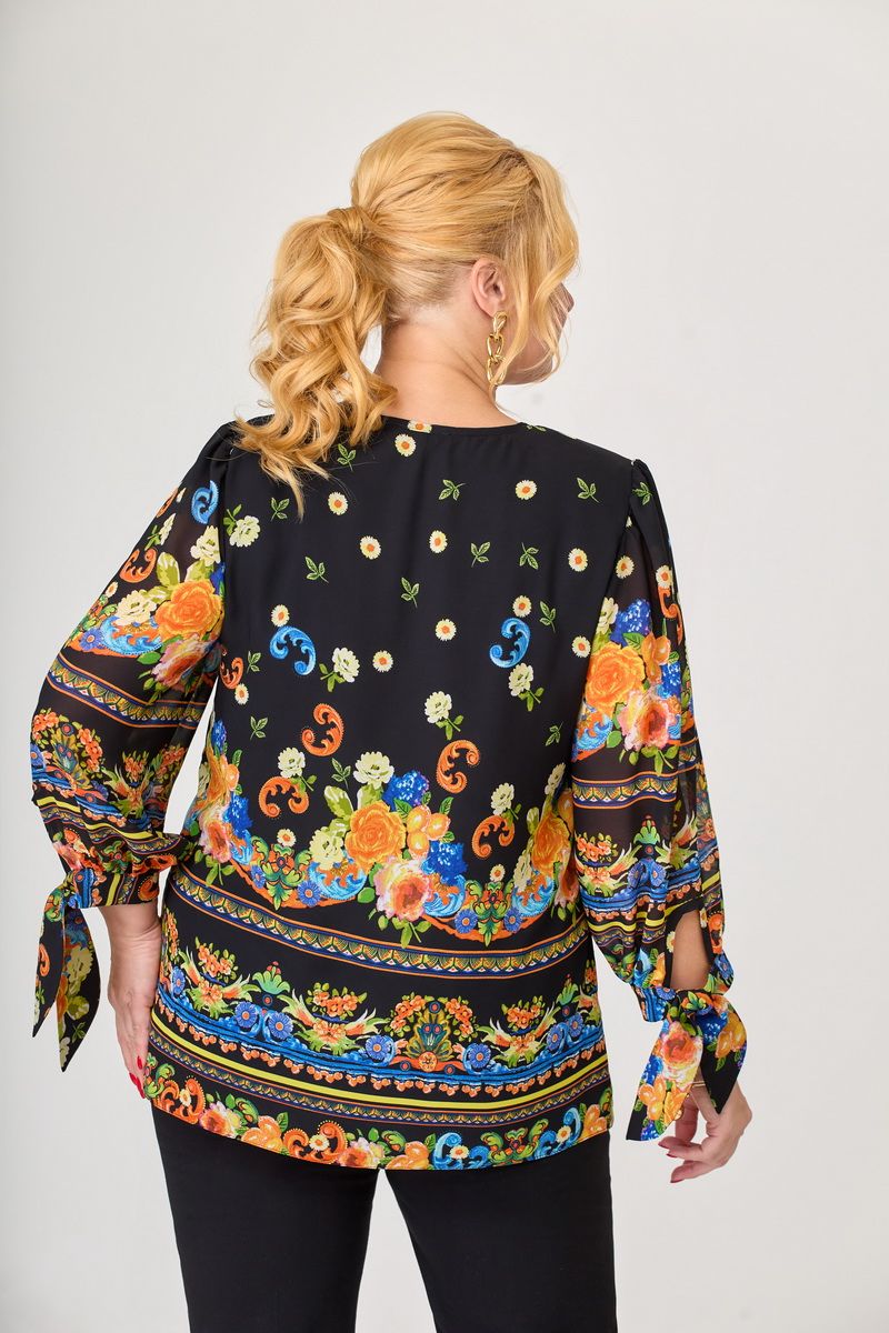Блузы Svetlana-Style 1737 черный+узор