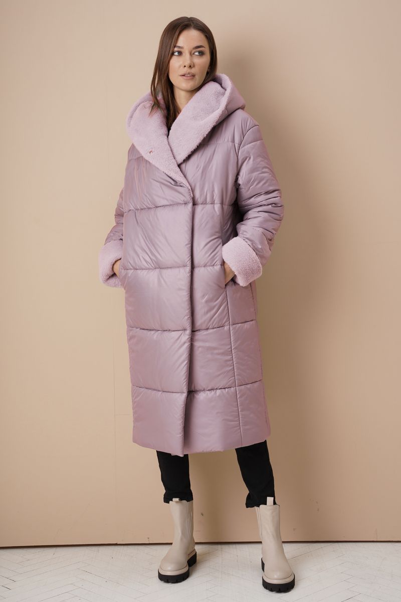 Женское пальто Fantazia Mod 4393 розовый