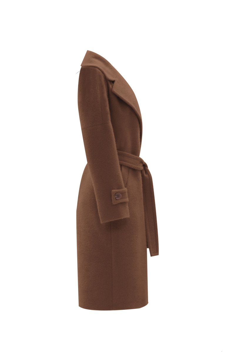 Женское пальто Elema 1-12029-1-170 коричневый