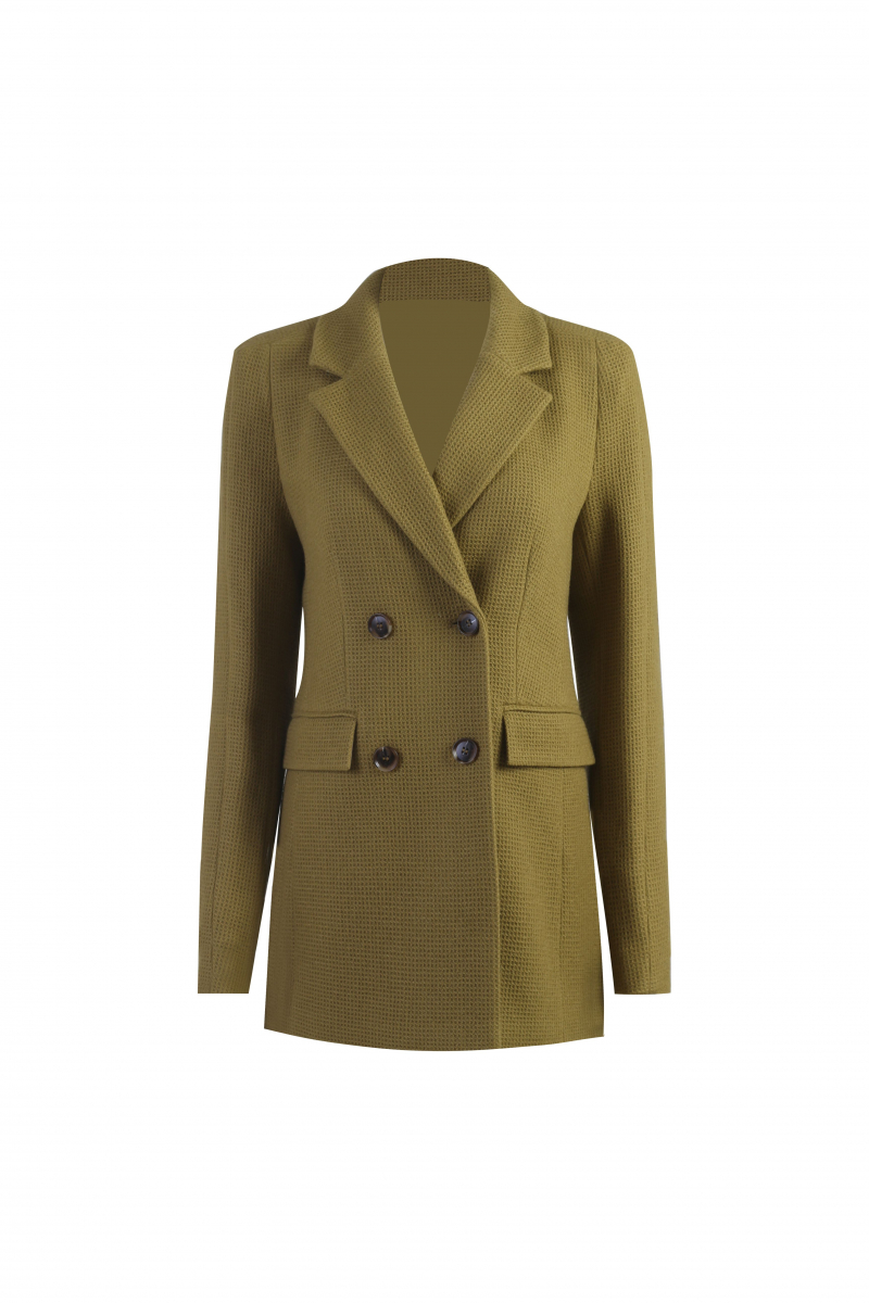 Женское пальто Elema 1-12202-1-170 зелёный