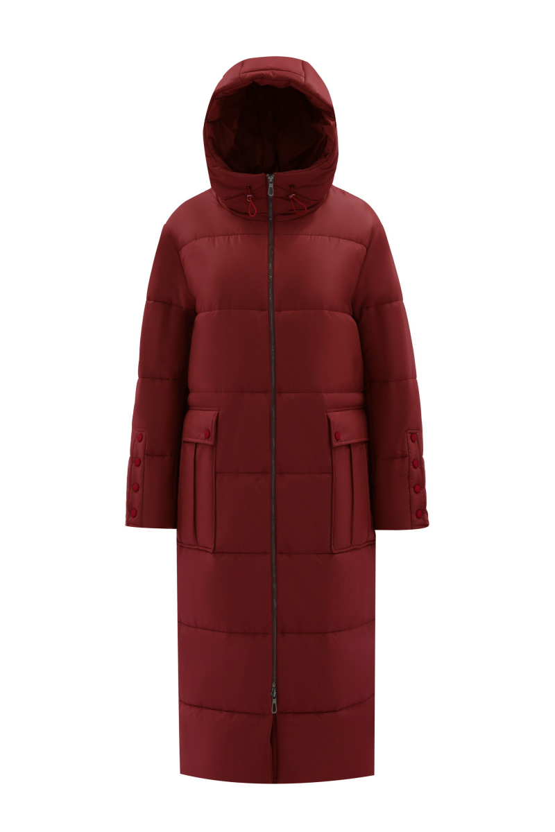 Женское пальто Elema 5-12191-1-170 рябина
