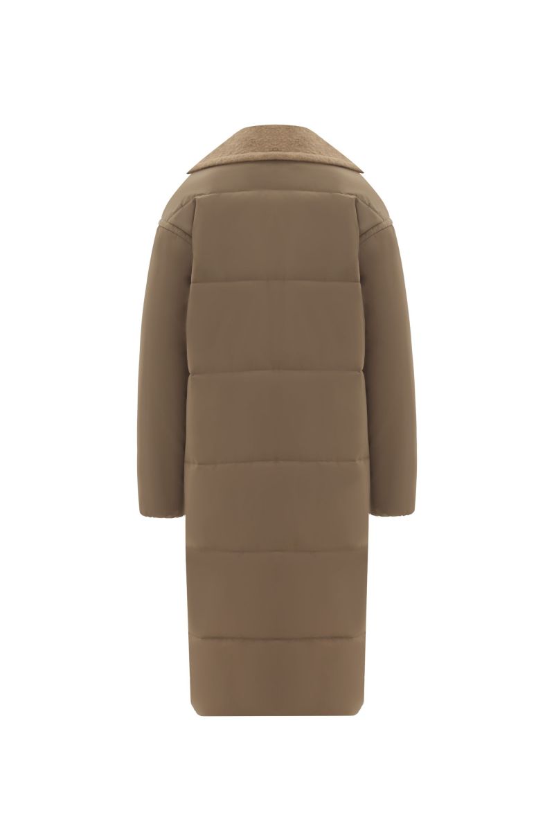 Женское пальто Elema 5-12195-1-164 бежевый