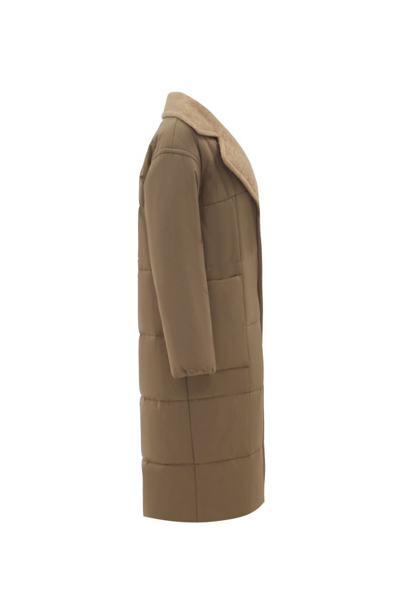 Женское пальто Elema 5-12195-1-170 бежевый