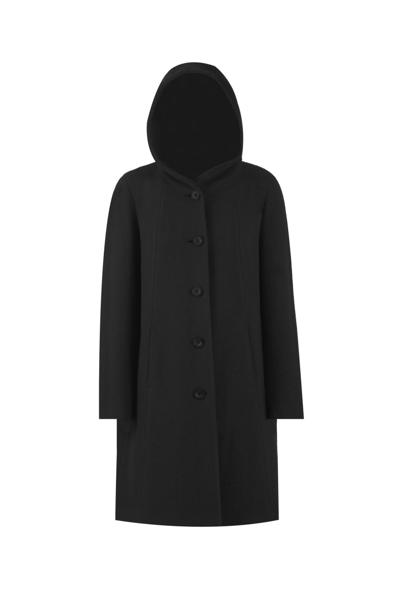 Женское пальто Elema 6-12282-1-170 чёрный