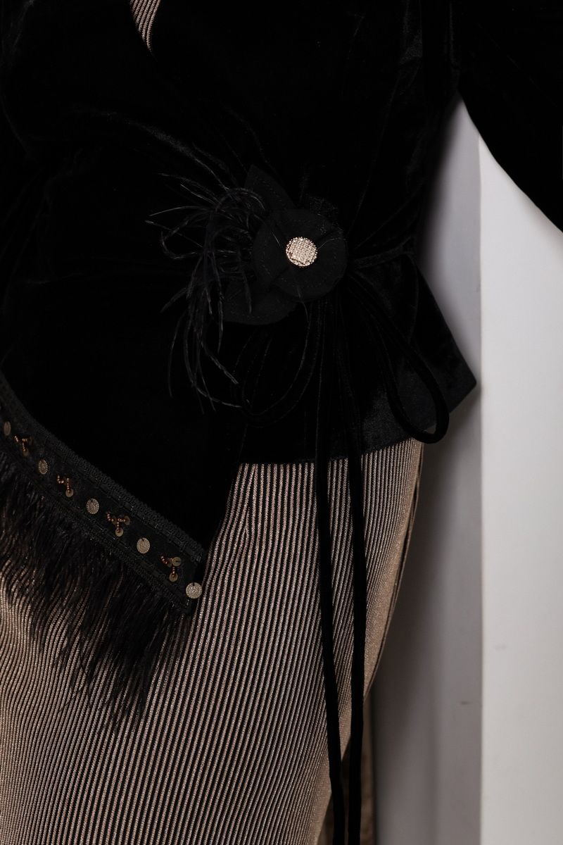 Плательный комплект Мода Юрс 2627 бронза-черный