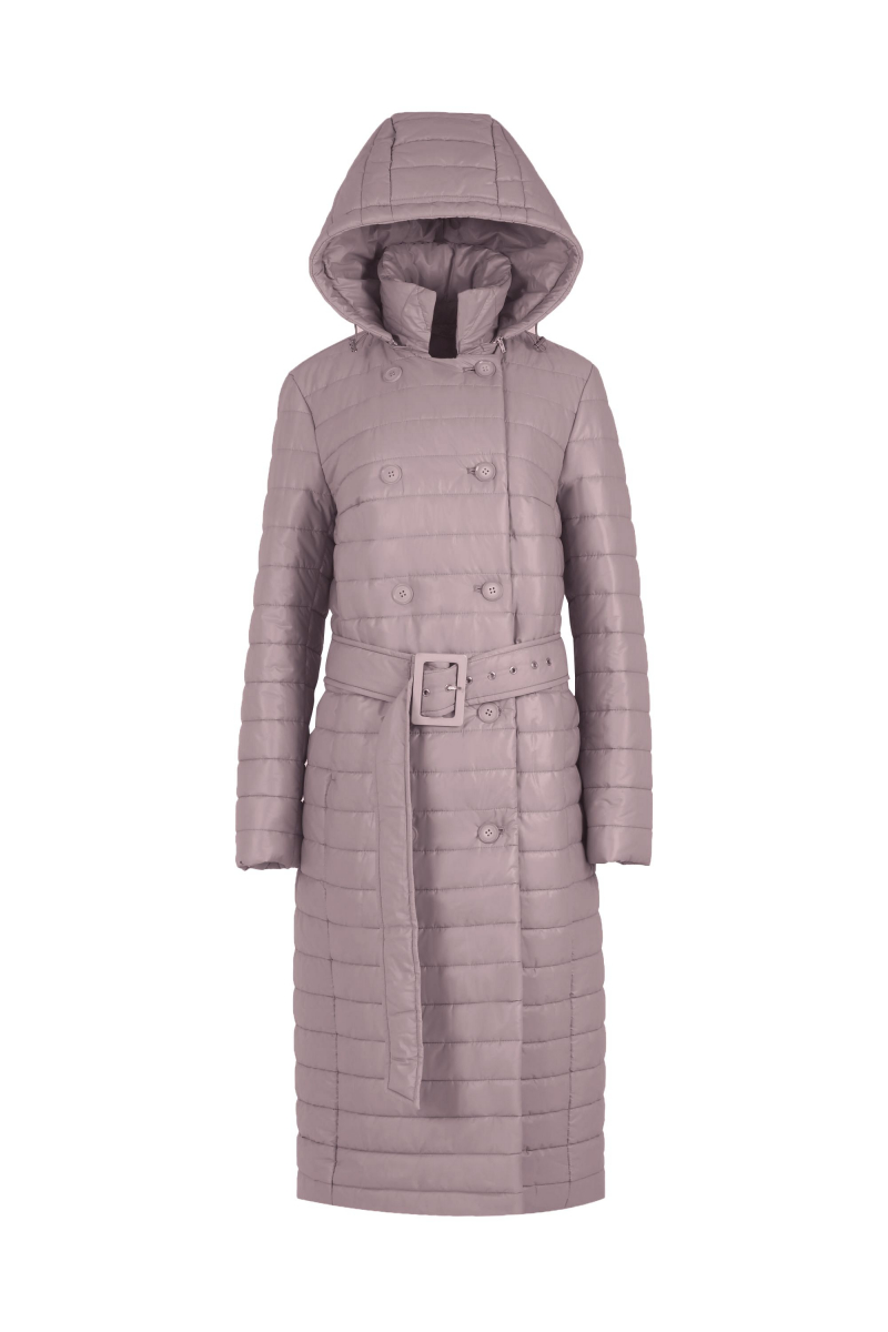 Женское пальто Elema 5-12072-1-164 дымчатая_роза