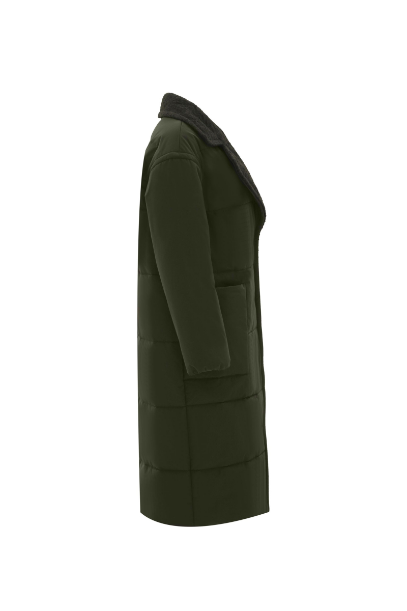 Женское пальто Elema 5-12195-1-170 хаки