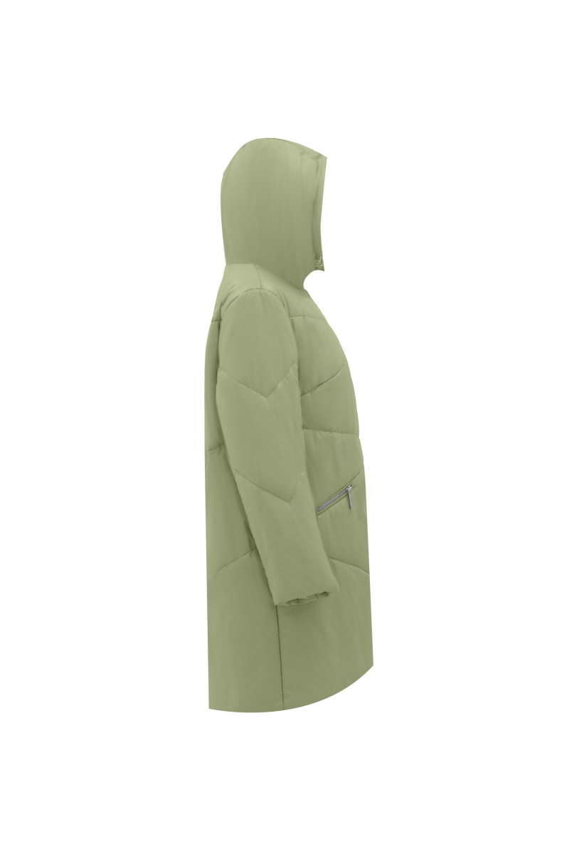 Женское пальто Elema 5-12337-1-164 полынь